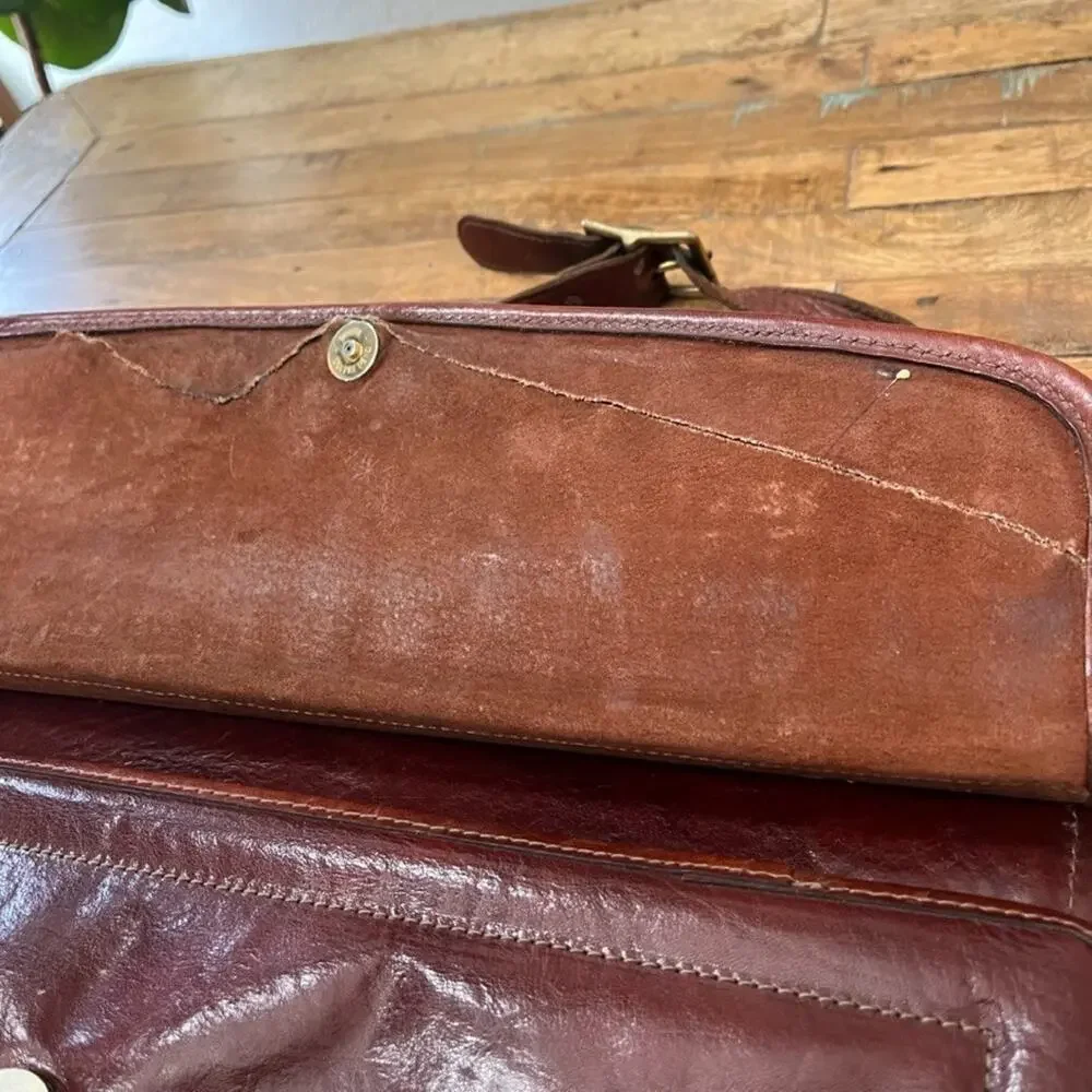 Jack Georges Woven Leather Tuscany Executive Briefcase 16